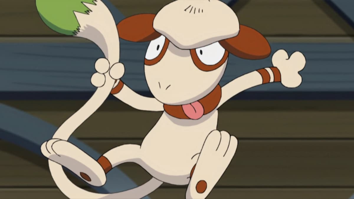 Smeargle in the Pokemon anime