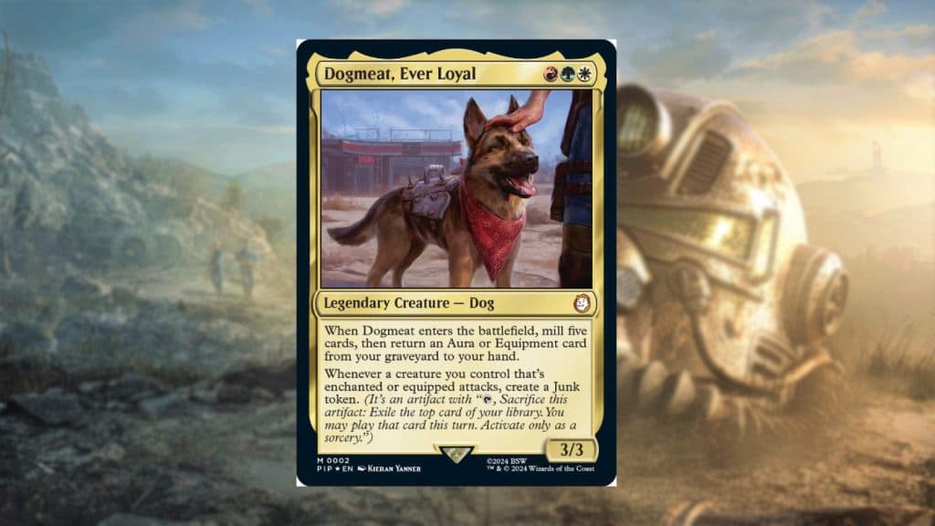 MTG Fallout Dogmeat