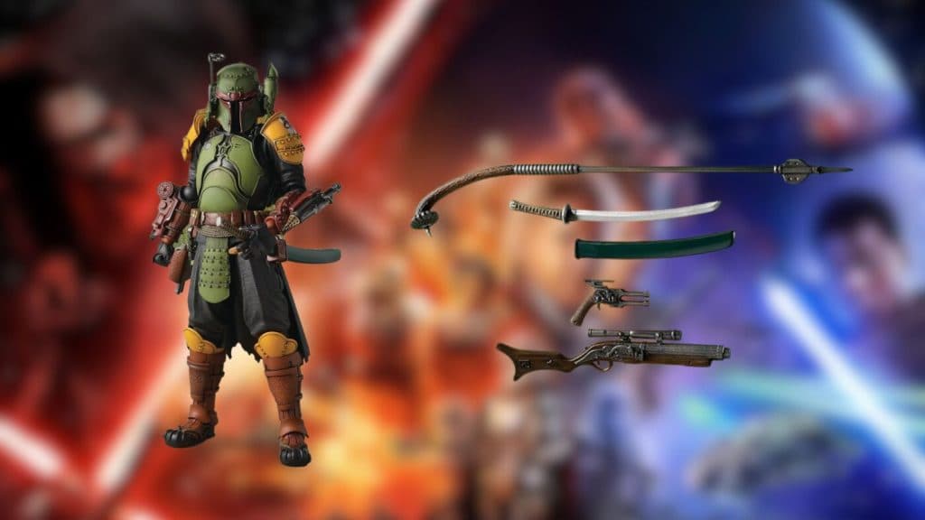  Star Wars samurai Boba Fett figure 