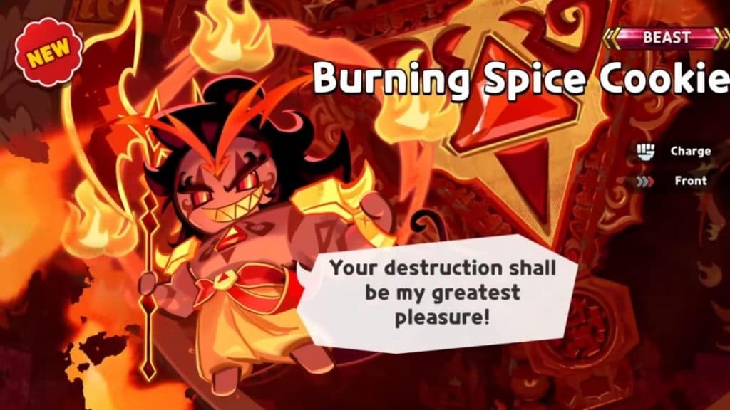 Cookie Run Kingdom Burning Spice Cookie