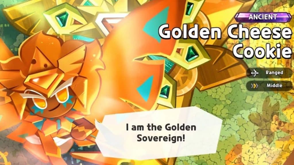 Golden Cheese Cookie Cookie Run Kingdom