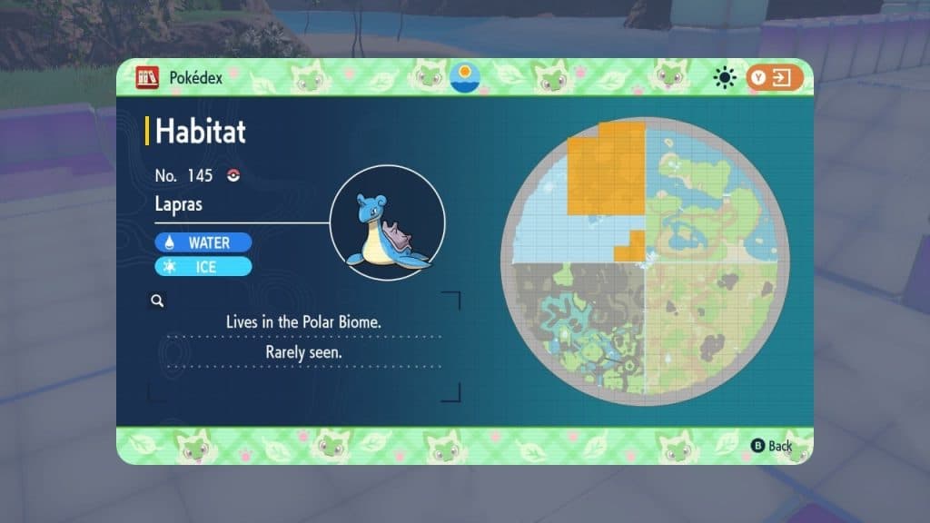 pokemon scarlet violet lapras location