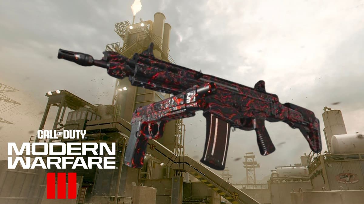 Magma skin in Modern Warfare 3 on Rust map