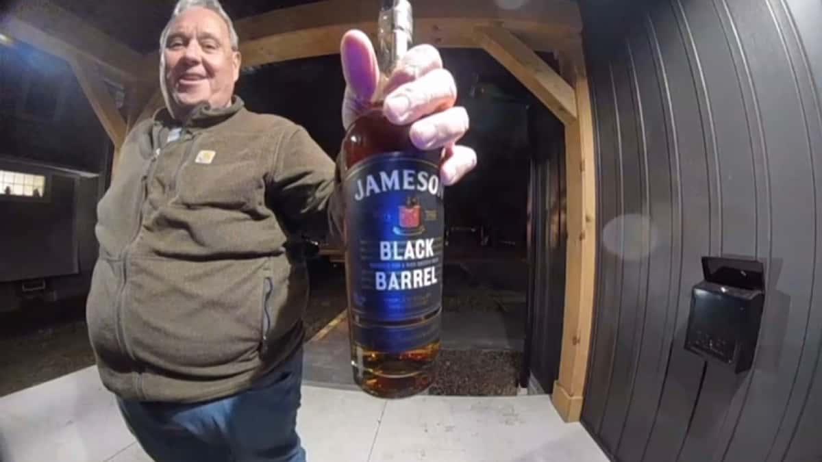 neighbor invites guy for whiskey