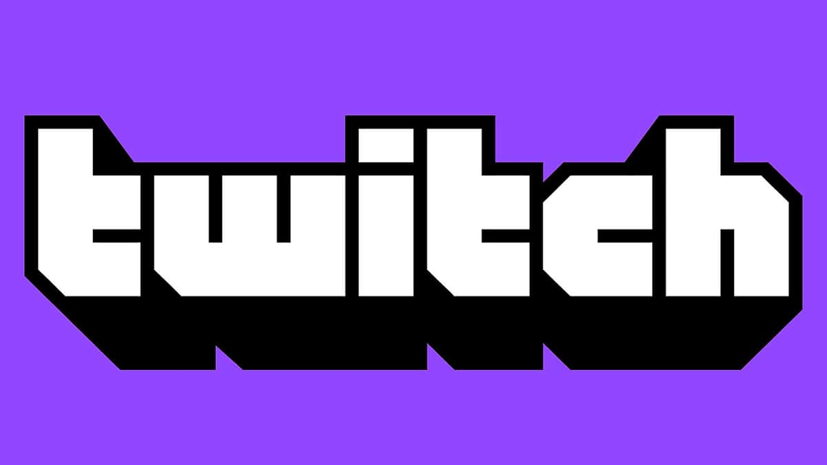 twitch logo on purple background