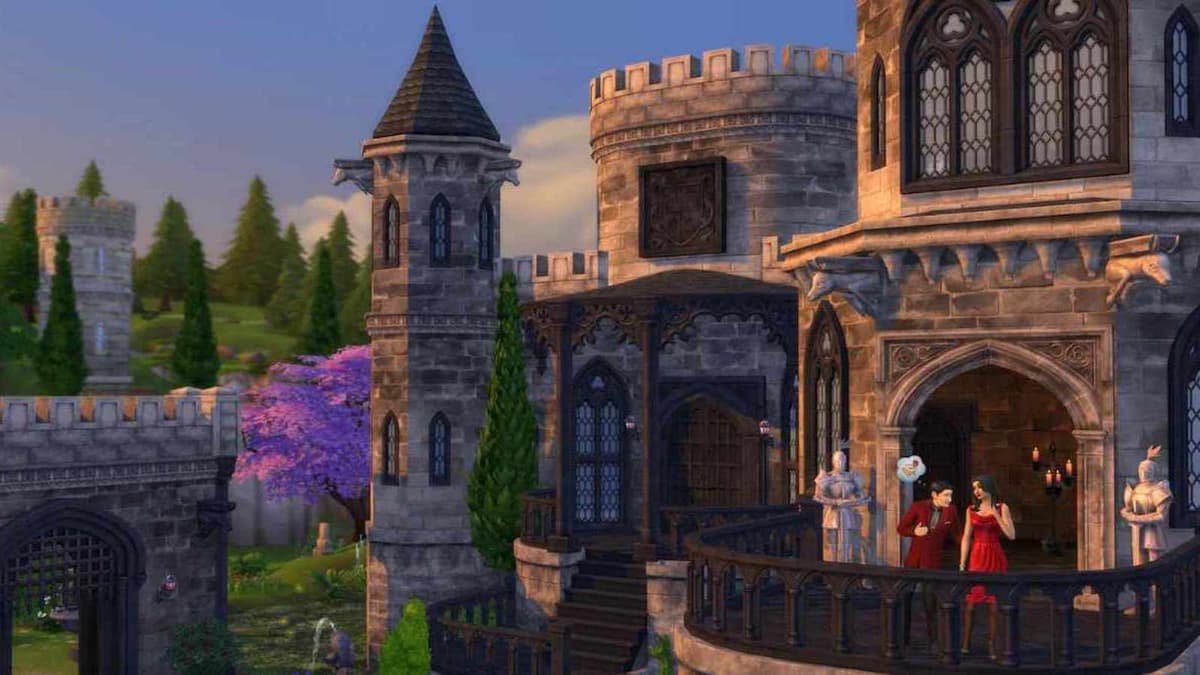 sims 4 castle estate