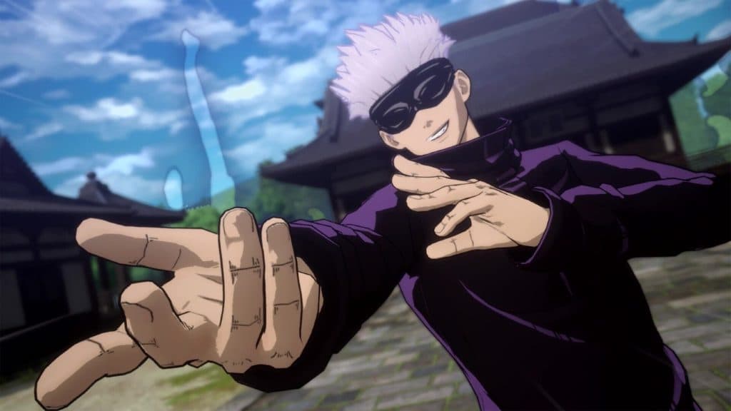 An image of Gojo in Jujutsu Kaisen: Cursed Clash.