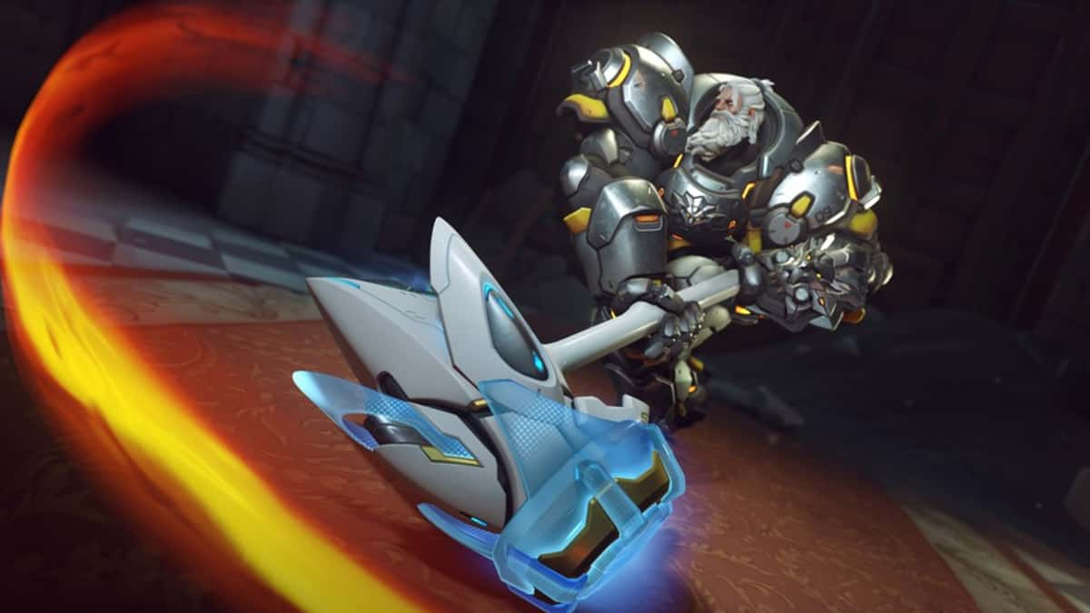 reinhardt swinging hammer in ow2