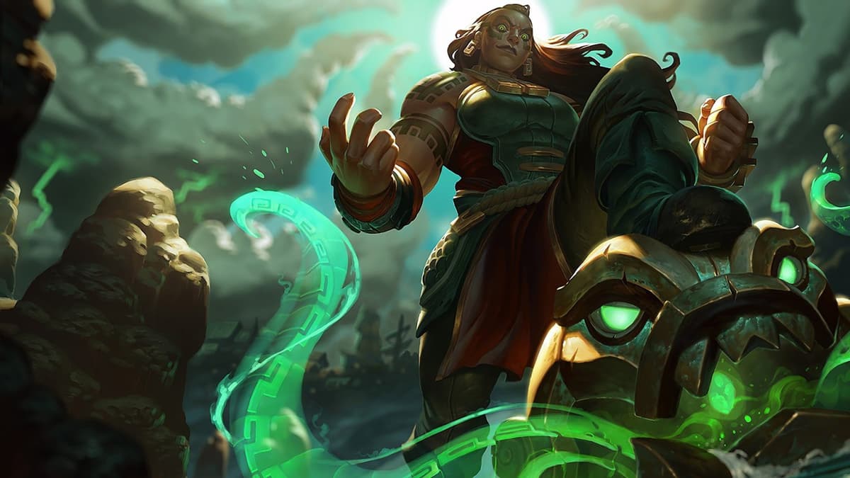 illaoi splash art league of legends