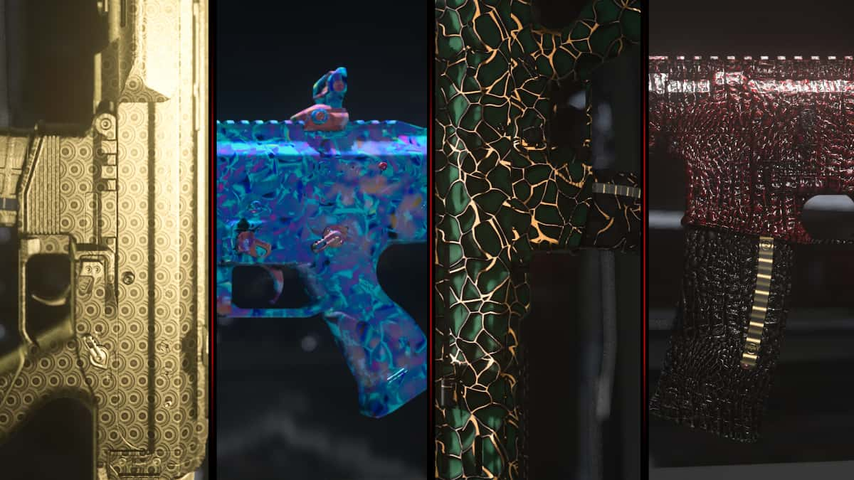 MW3 varios camos on guns