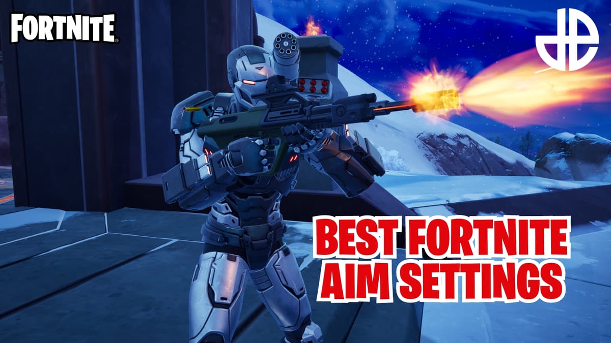 Fortnite Aim Settings cover with War Machine