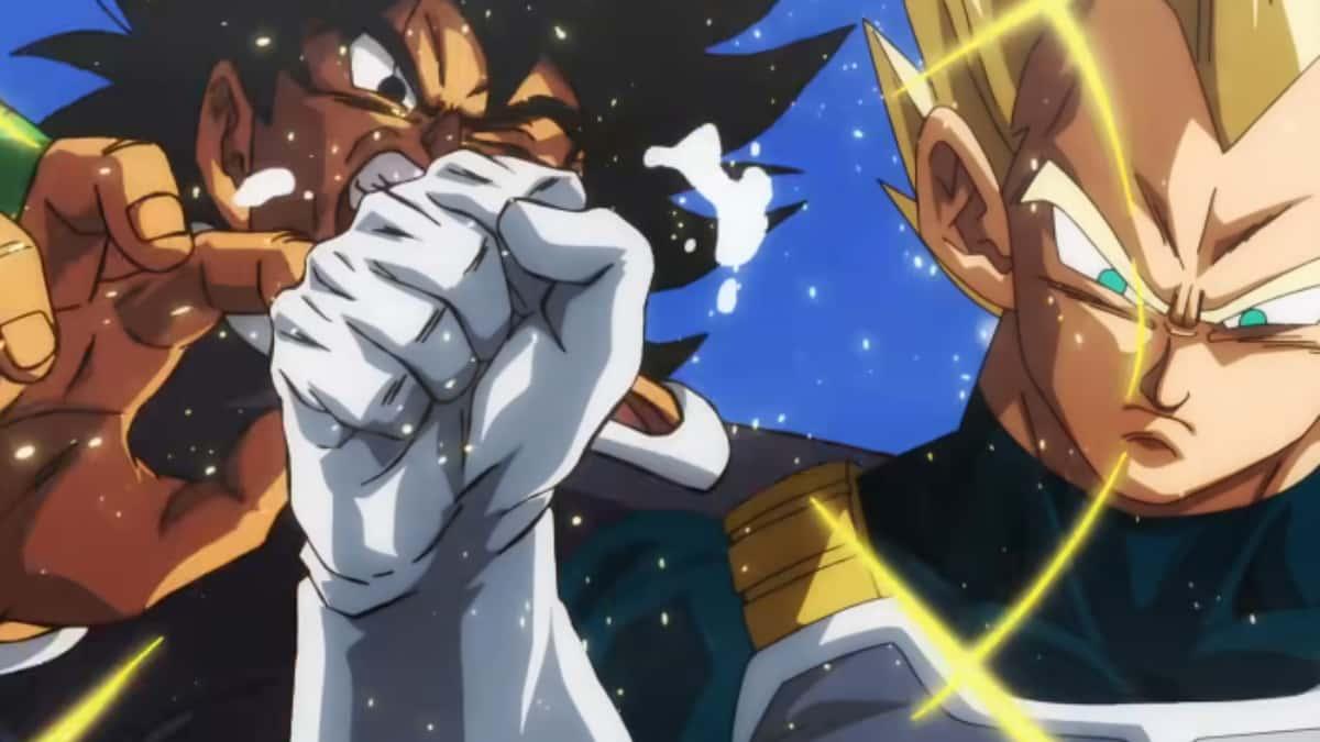 vegeta vs broly in dragon ball super