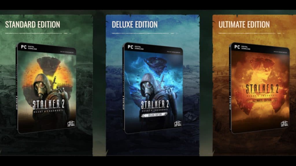 An image of the digital editions of Stalker 2 available for pre-order.