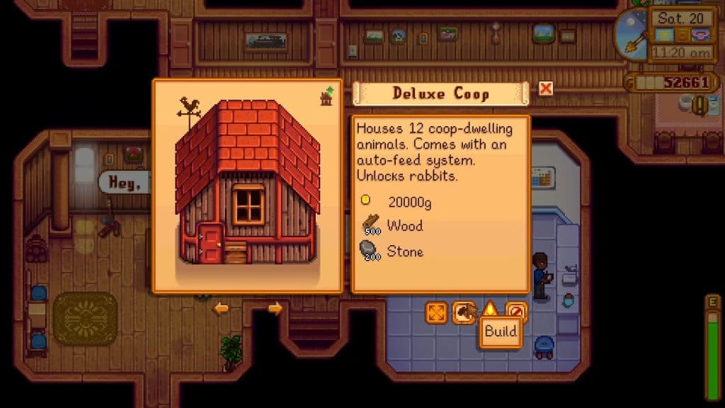 stardew valley rabbit foot deluxe coop