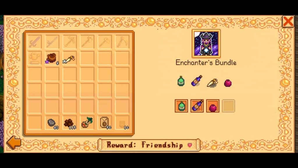 stardew valley rabbit foot enchanters bundle