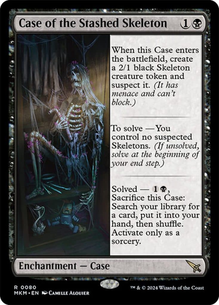 MTG Case of the stashed skeleton