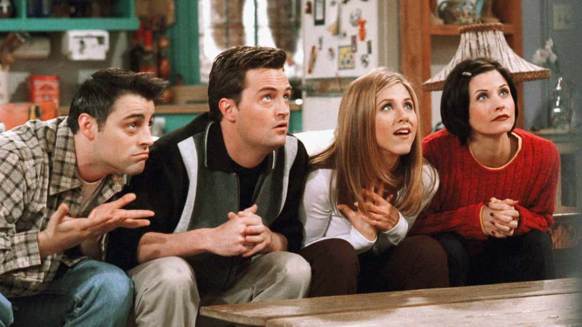 Matt LeBlanc, Matthew Perry, Jennifer Aniston, and Courtney Cox.