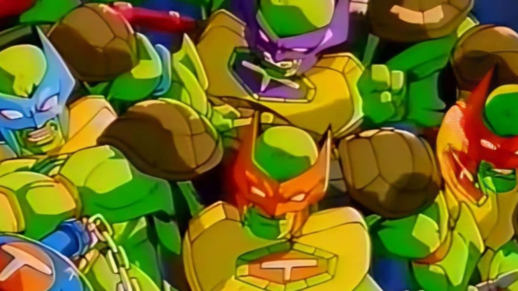 A screenshot from Mutant Turtles Superman Legend