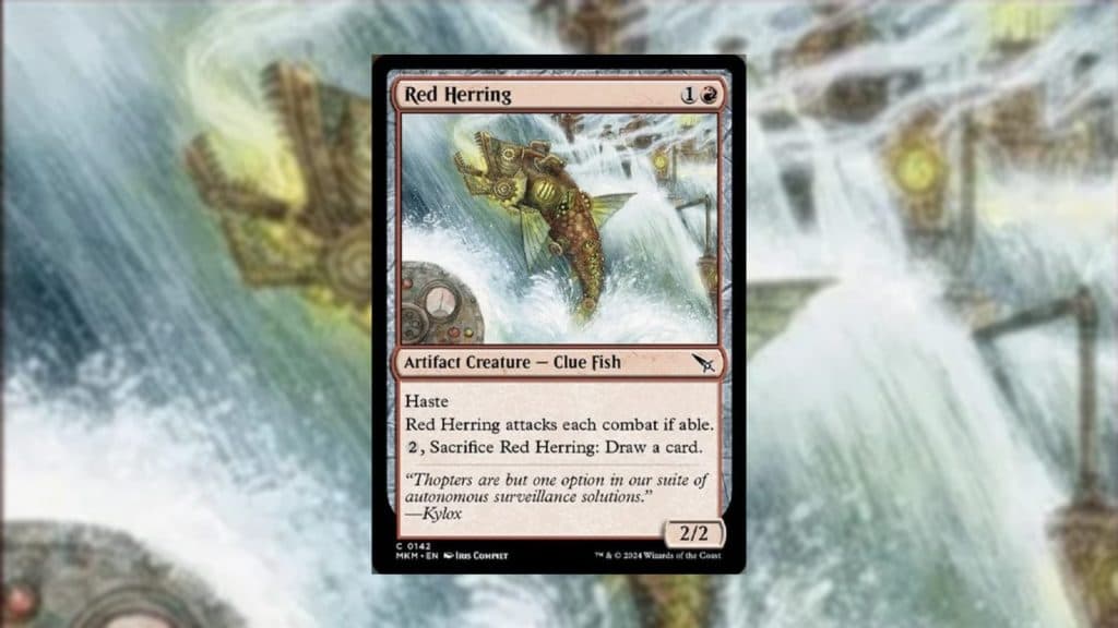 MTG Red Herring card