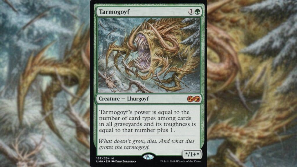 MTG Tarmogoyf second card