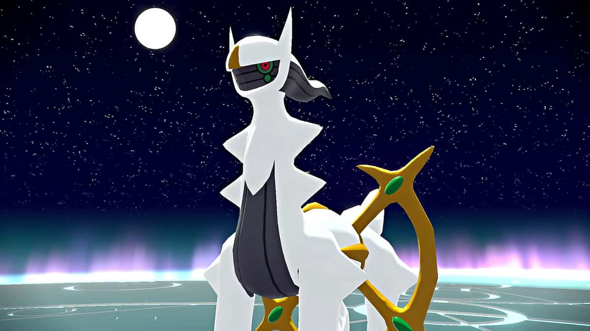 Arceus at the end of Pokemon Legends: Arceus