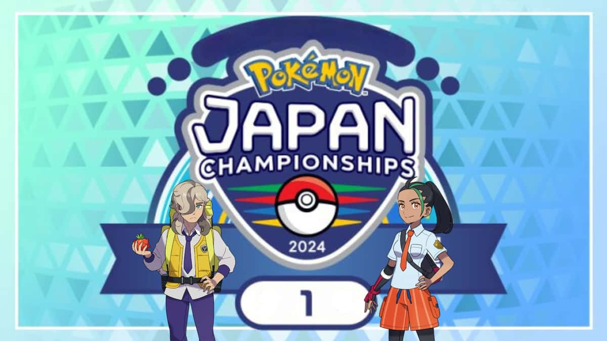 Play Pokemon Global Battle Challenge 2024 banner with Nemona and Arven