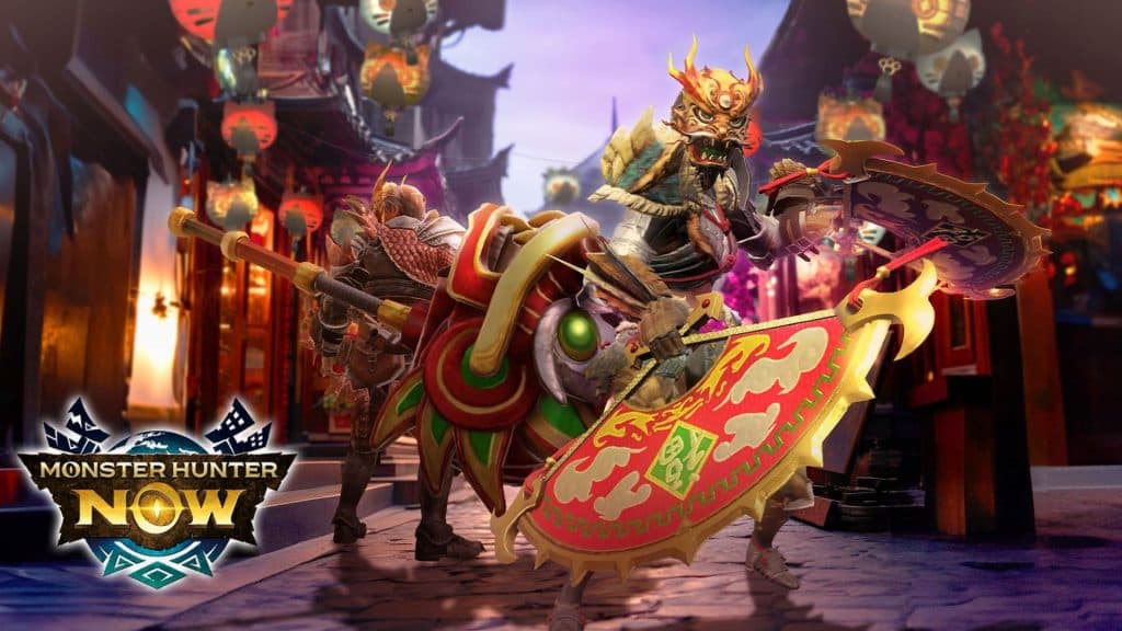 Monster Hunter Now Lucky Lunar New Year armor & weapon 