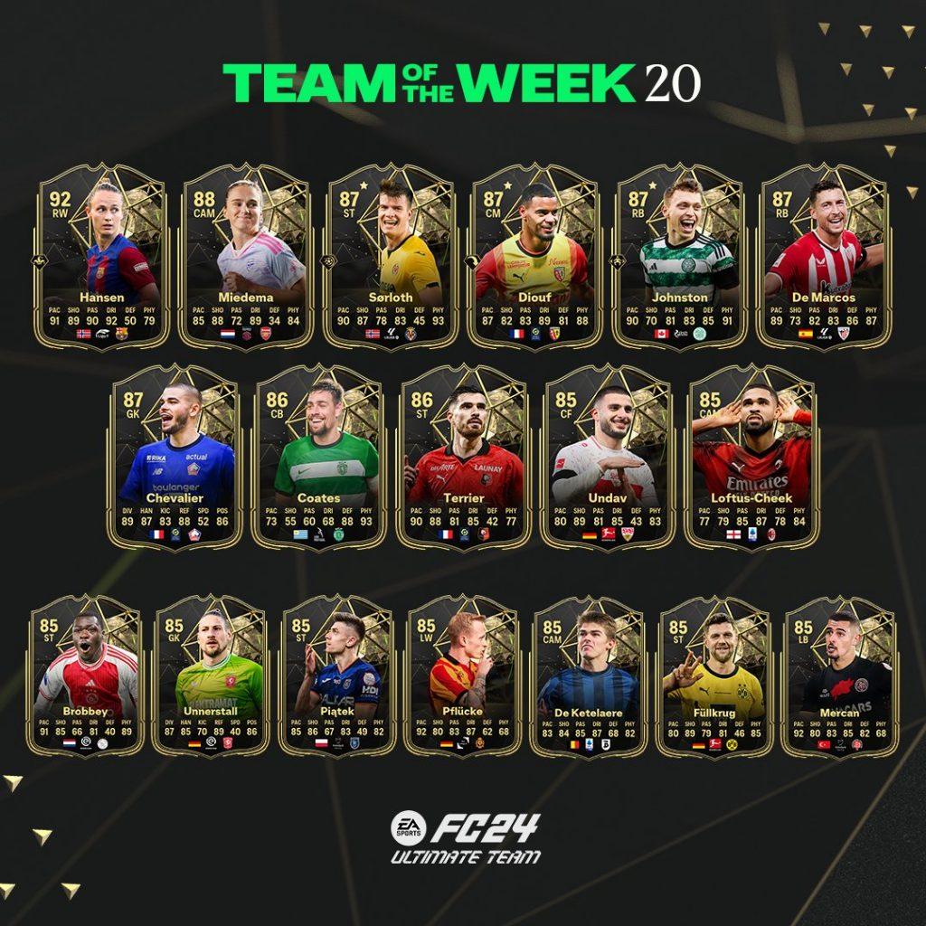 EA FC 24 TOTW 20