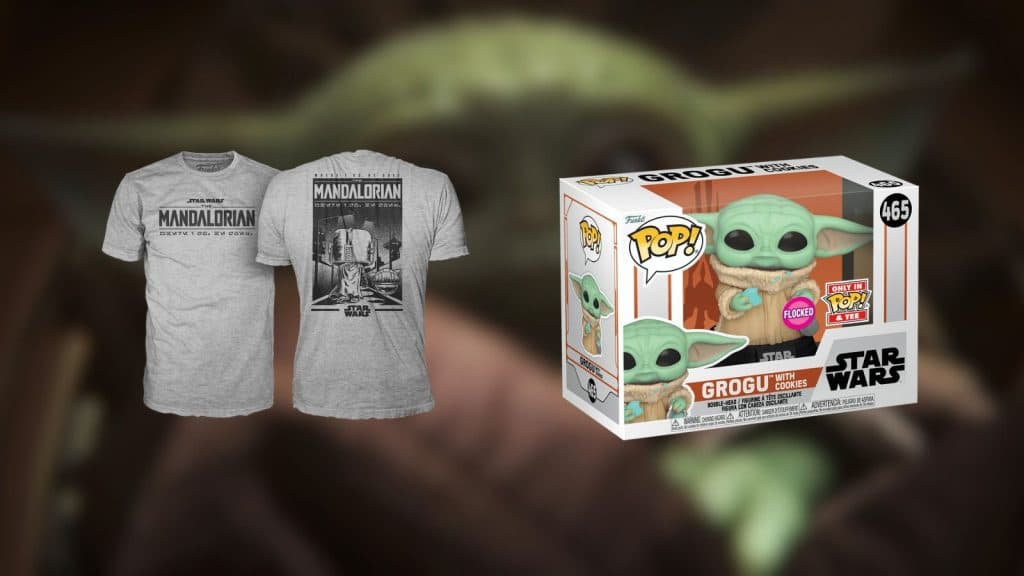 Mandalorian Grogu Funko Pop! & Tee set