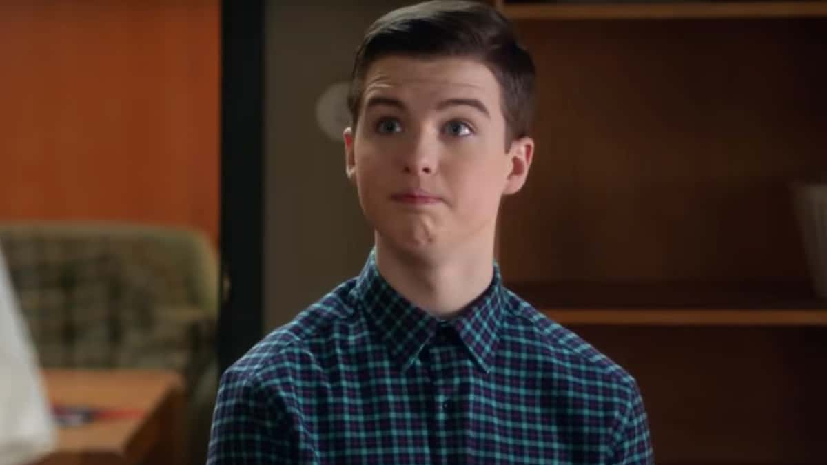 Iain Armitage as Sheldon in Young Sheldon