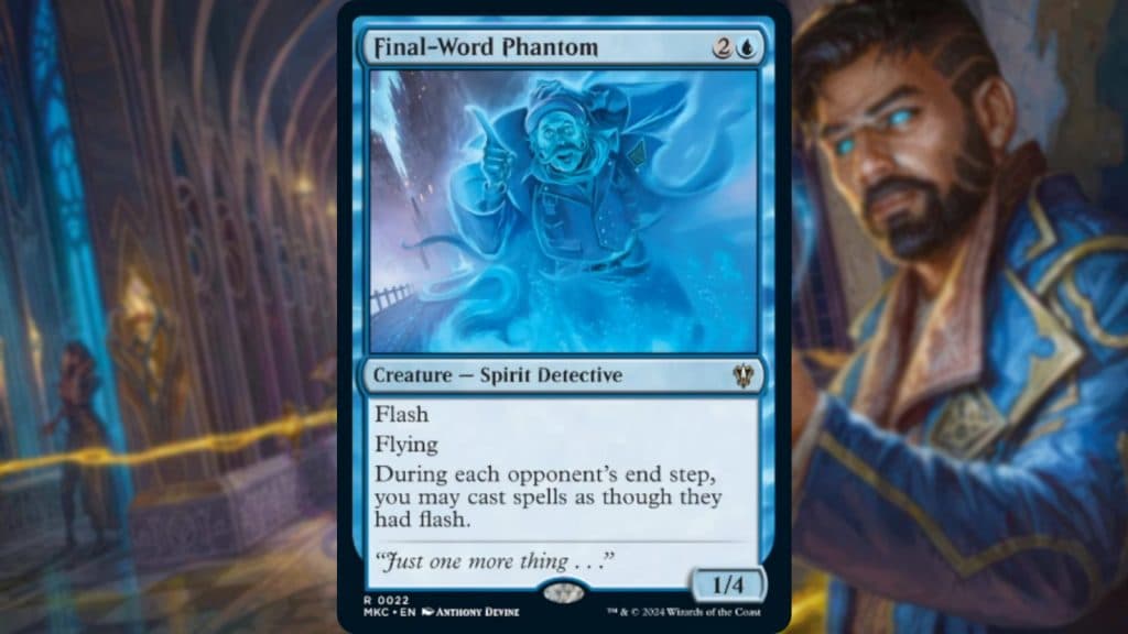 MTG Final-Word Phantom Columbo card