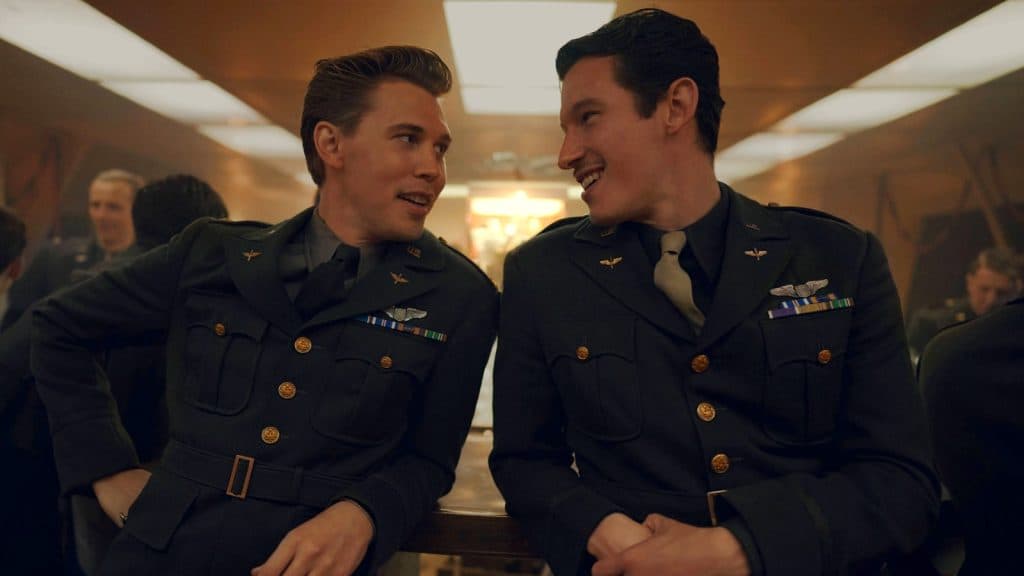 Austin Butler and Callum Turner in Masters of the Air