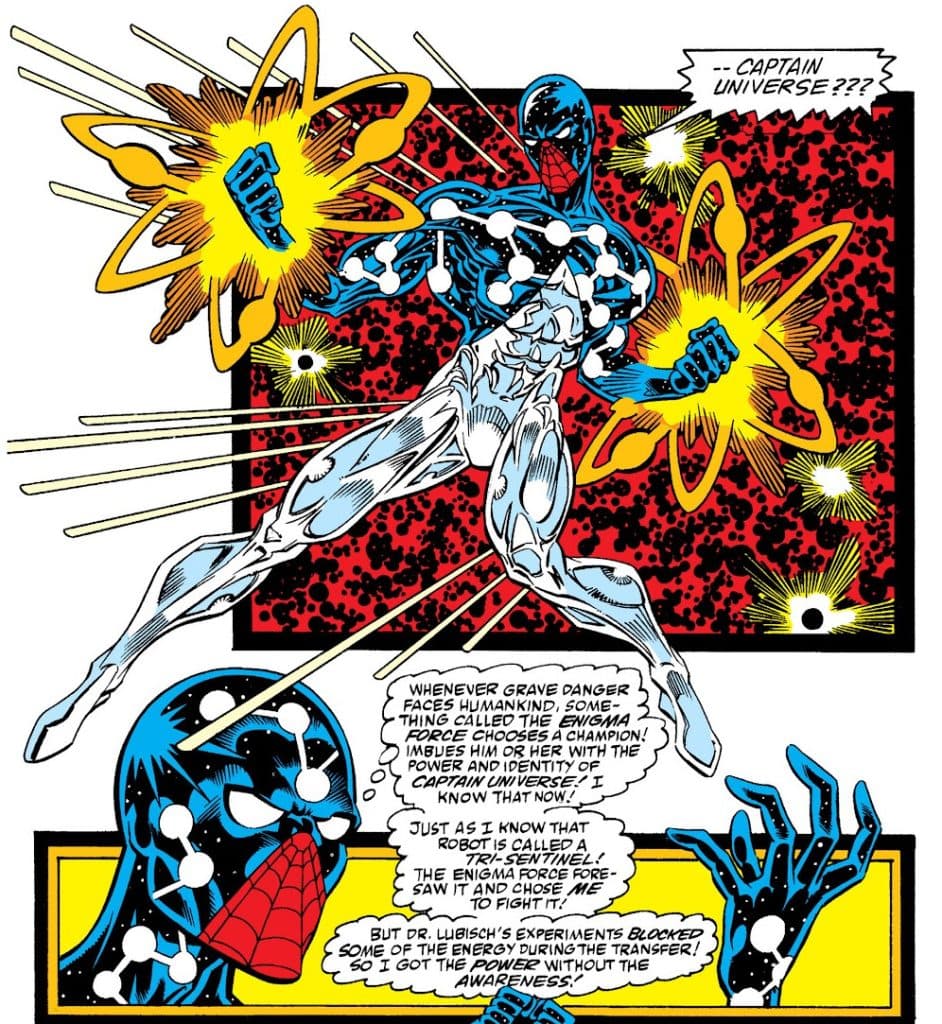 Spider-Man as Captain Universe