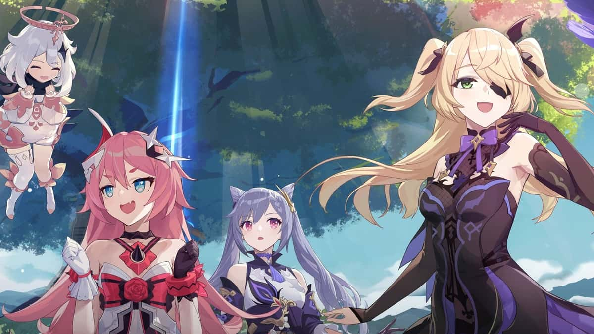 Genshin Impact x Honkai Impact 3rd crossover banner