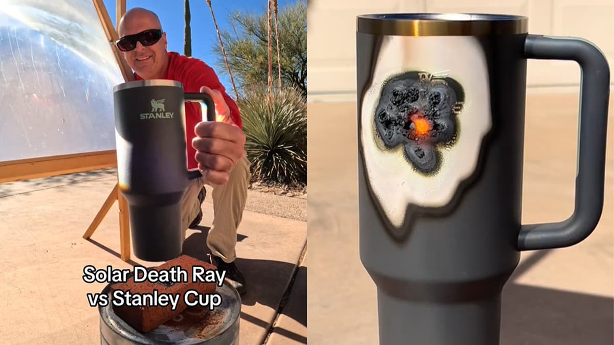 Stanley Cup Solar Death Ray TikTok