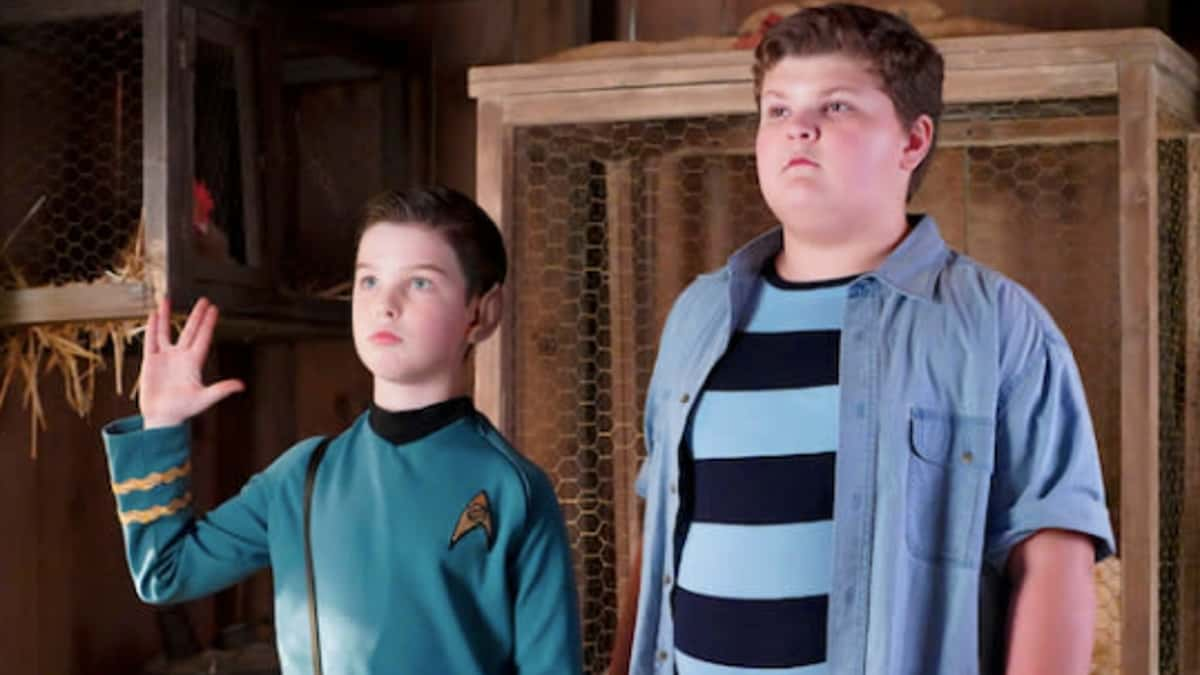 Iain Armitage and Wyatt McClure on Young Sheldon