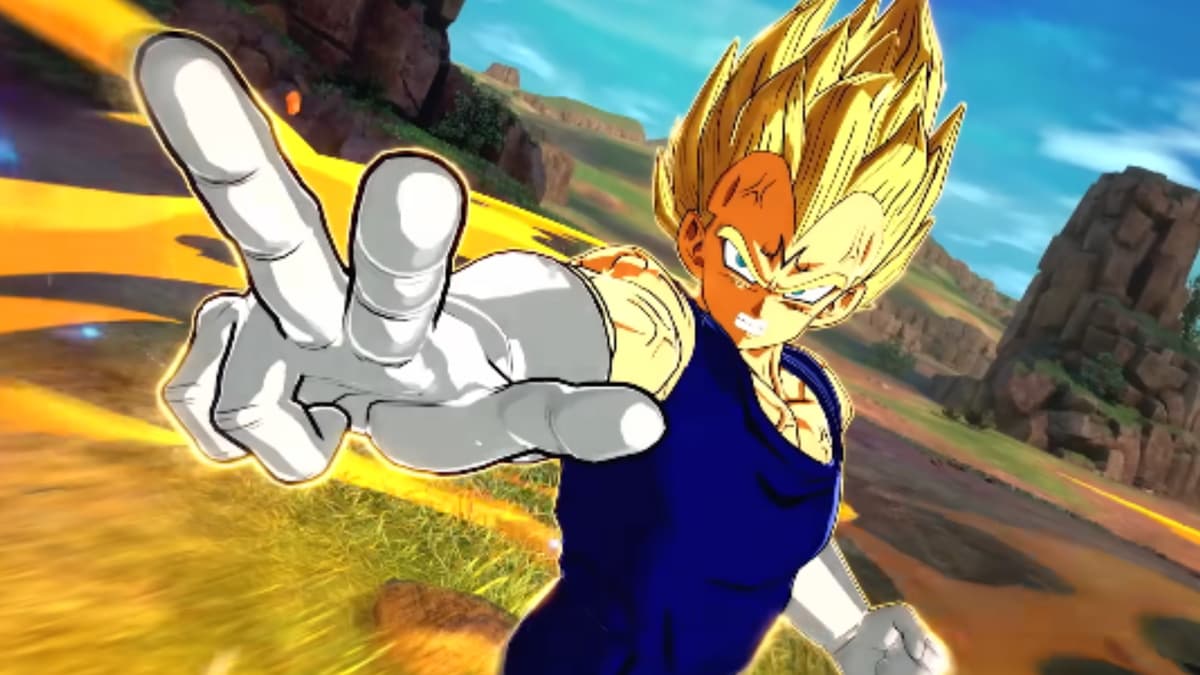 majin vegeta attack in sparking zero