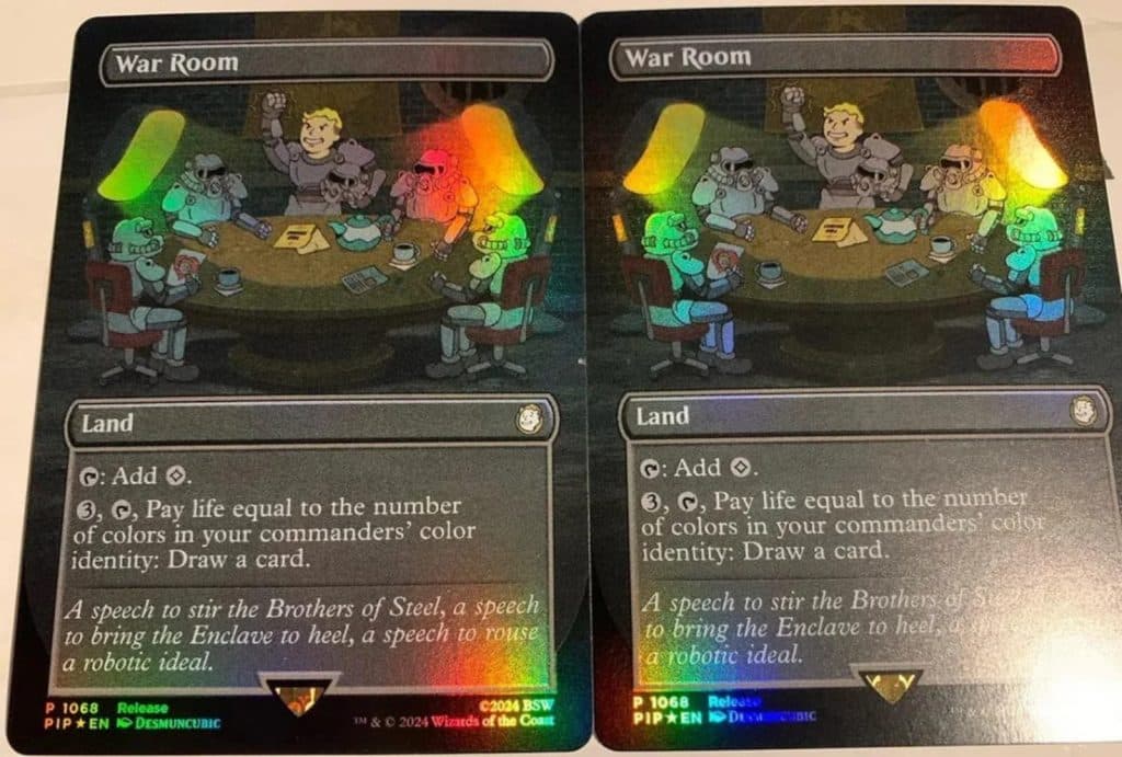 MTG Fallout War Room card