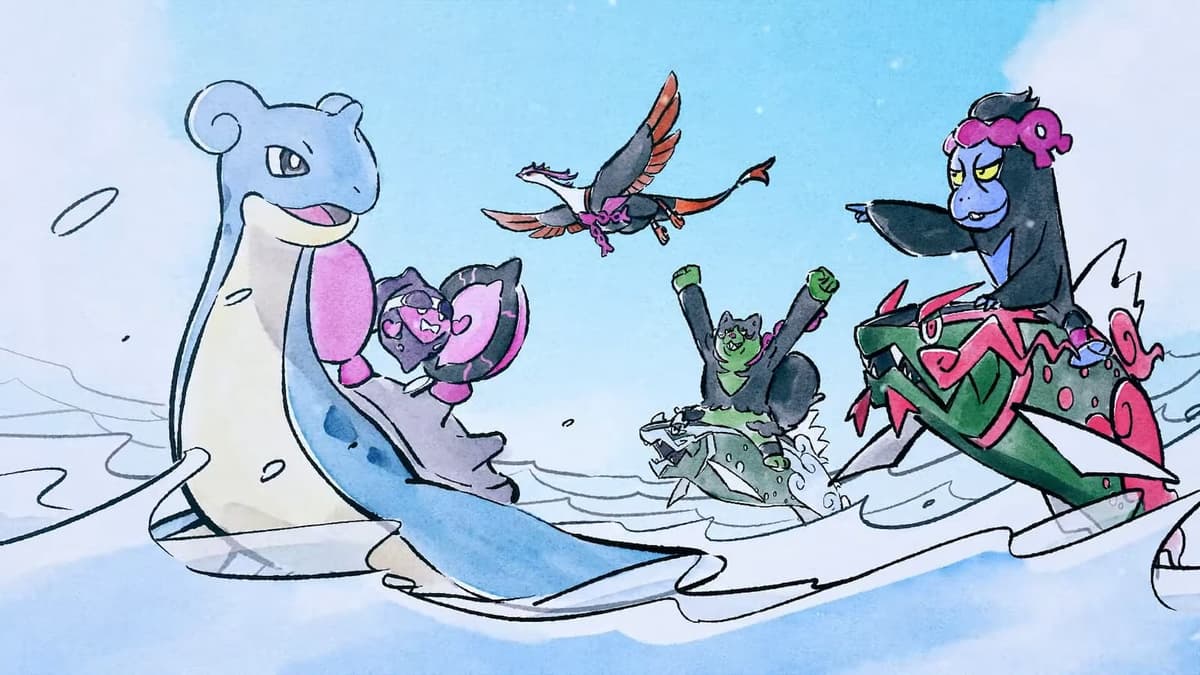 Lapras Pokemon Pecharunt anime