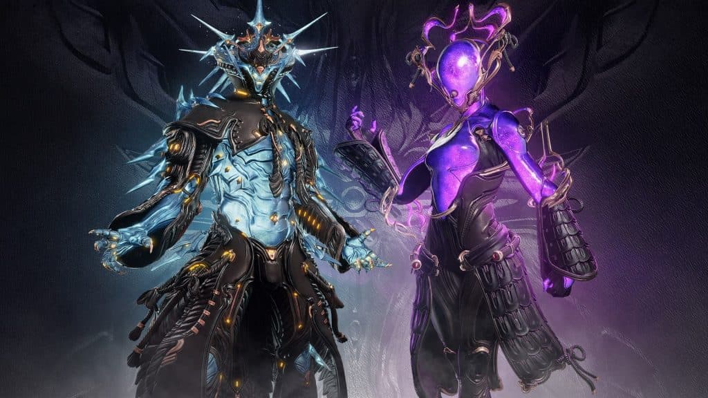 two Warframes from Warframe