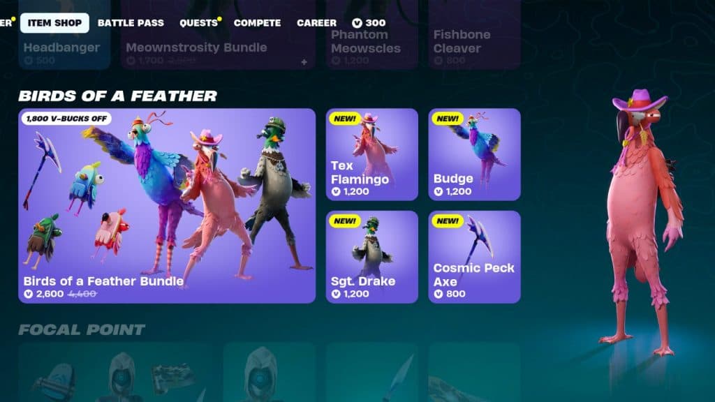 How to get Birds of a Feather skins in Fortnite Dexerto