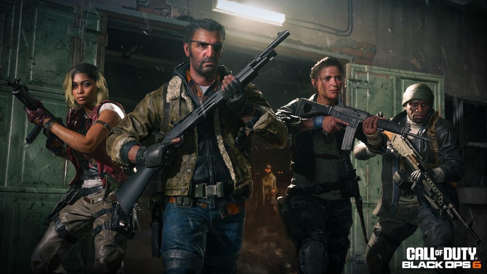 A screenshot featuring Call of Duty Black Ops 6 cast.