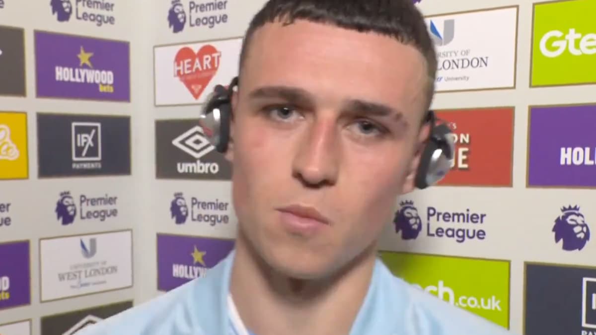 Foden scored a hat-trick against Brentford