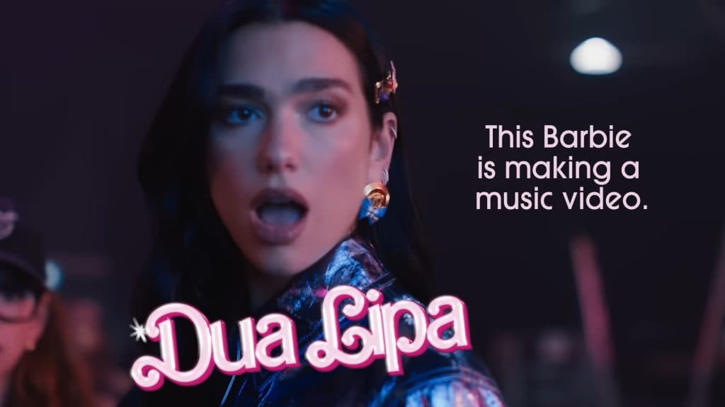 Dua Lipa in her 'Dance the Night' video