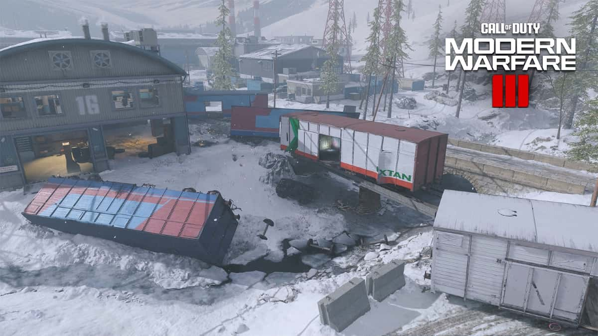 Derail map with Modern Warfare 3 logo