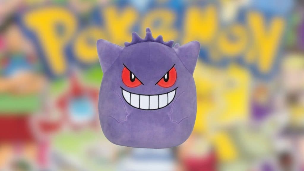 Squishmallows Pokemon 10" Gengar Stuffed Plush Toy