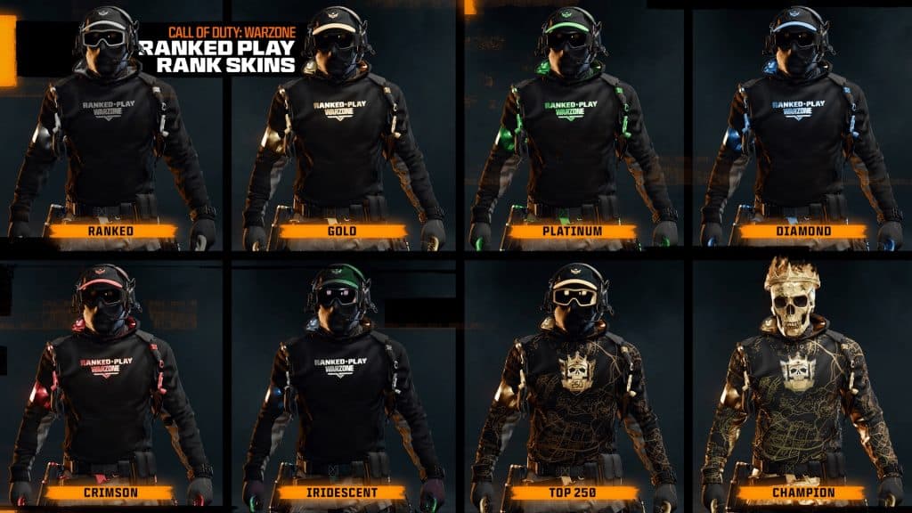 BO6 Ranked Play skin rewards