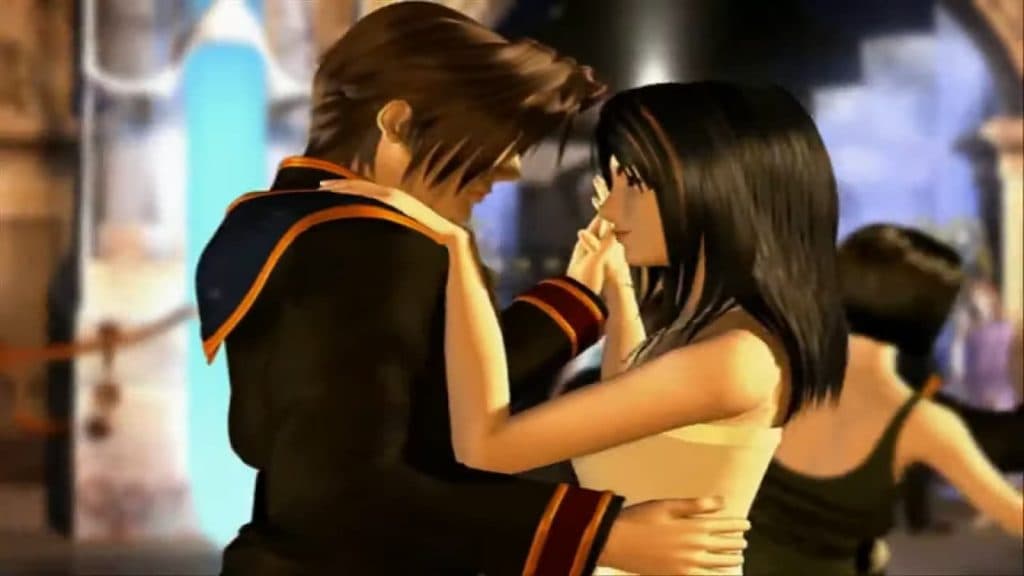 Squall and Rinoa dancing FF8