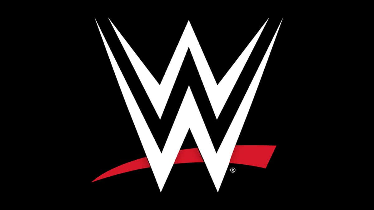 wwe logo on black background