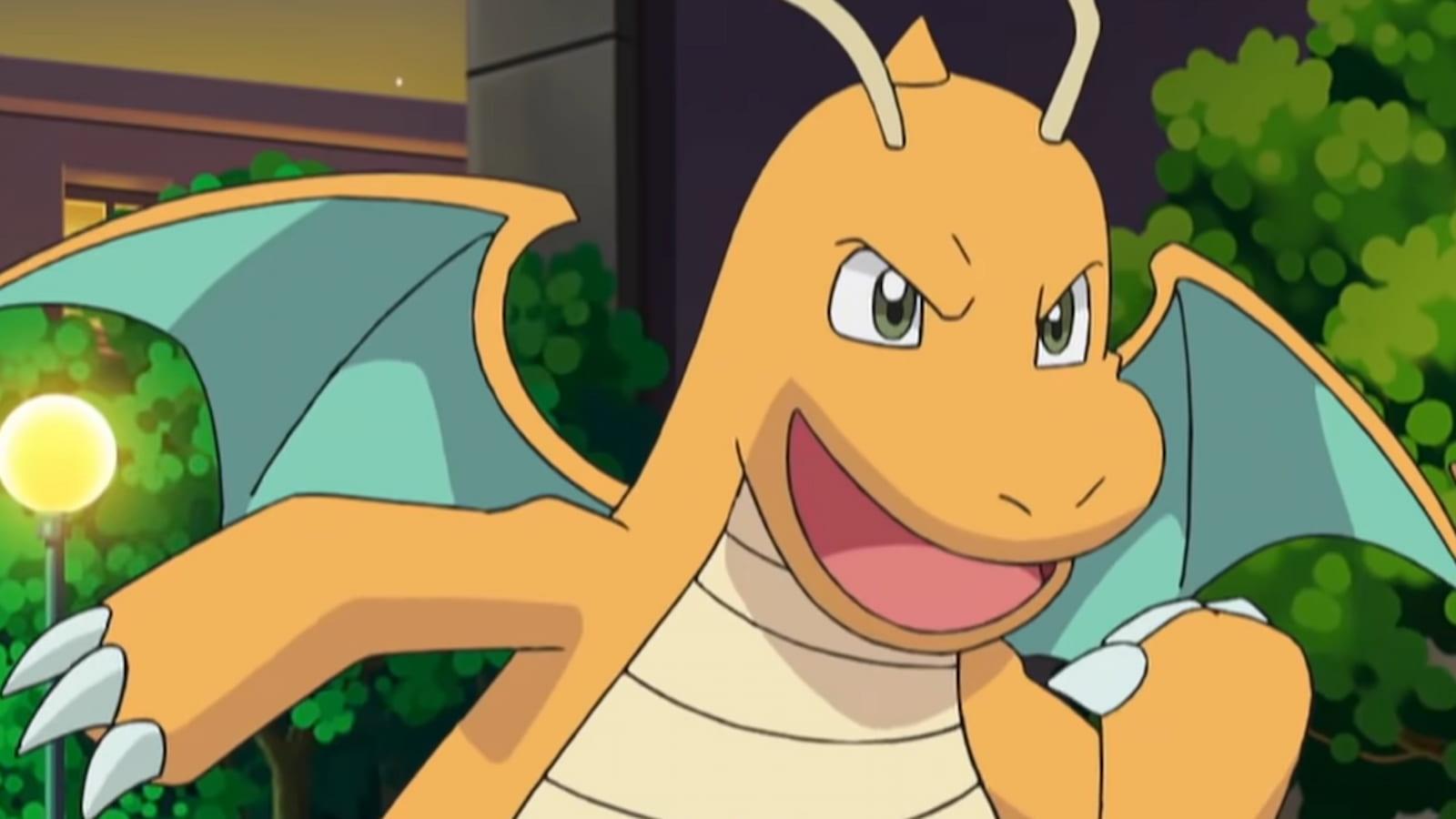 Dragonite in the Pokemon anime